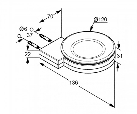 Мыльница настенная Kludi A-XES 4898505 фото