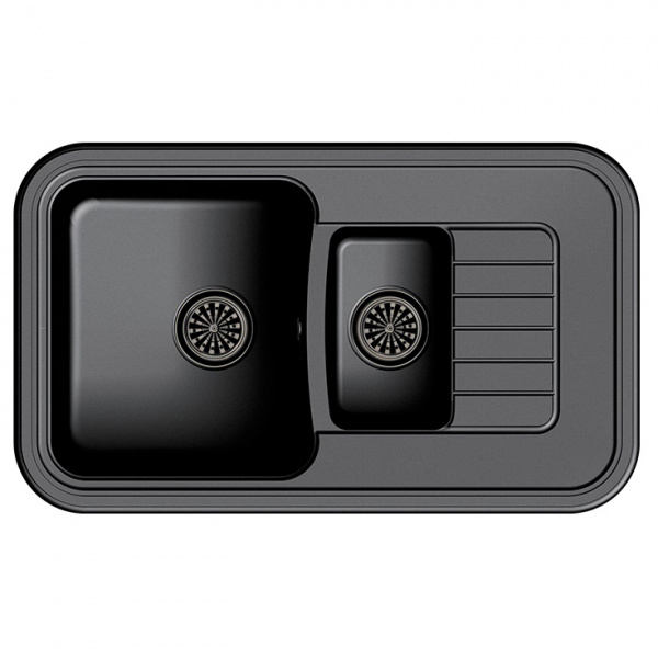 Мойка кухонная Ewigstein Antik A- 60KF антрацит фото