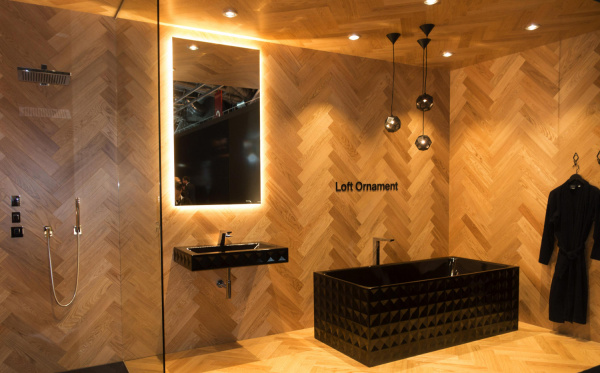 Стальная ванна Bette Loft Ornament 3172-056 CFXX6A черная 181x81 фото