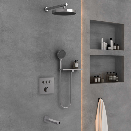 Душевая система скрытого монтажа Vincea Inspire VSFW-431I2RCH хром фото