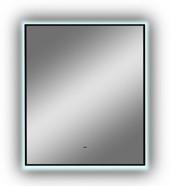Зеркало с подсветкой Art&Max Sorrento AM-Sor-600-700-DS-F 60x70 черное фото