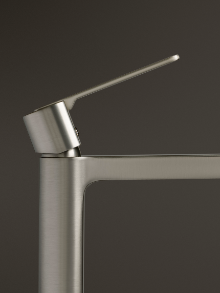Высокий смеситель для раковины AltroBagno Юнион (Unione) AltroBagnoUnione010230Ni никель фото