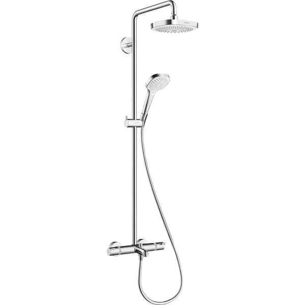 Душевая система (стойка) Hansgrohe Croma Select E 180 2jet Showerpipe 27352400 фото