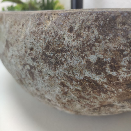 Накладная раковина из речного камня RS01499 (55*47*16) С9 фото