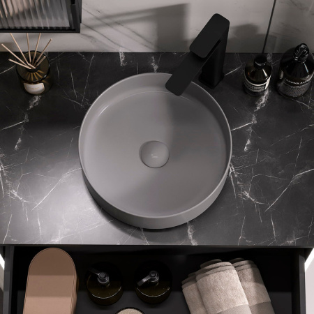 Раковина EQUIL 110AМDH темно-серая фото