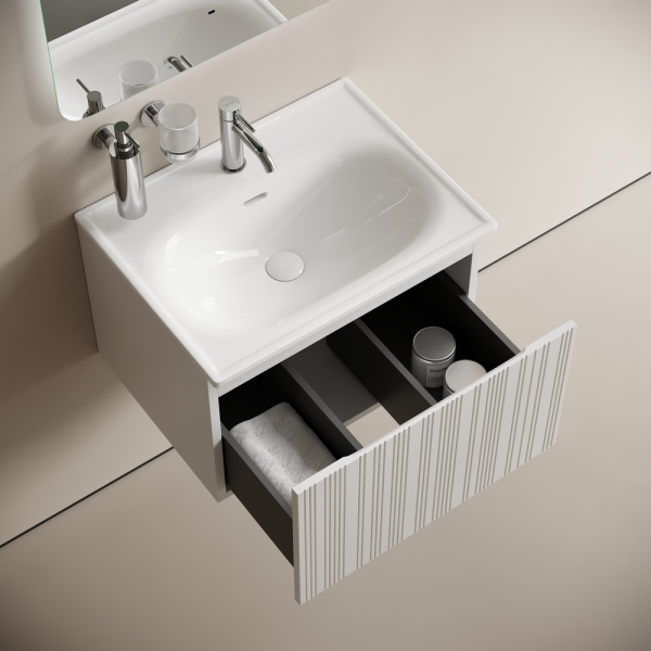 Тумба под раковину Sancos Code CD60W белая фото