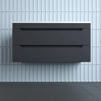 Тумба подвесная Style Line Остин 100 ЛС-00002408 графит фото