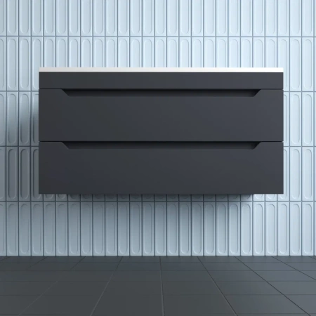 Тумба подвесная Style Line Остин 100 ЛС-00002408 графит фото