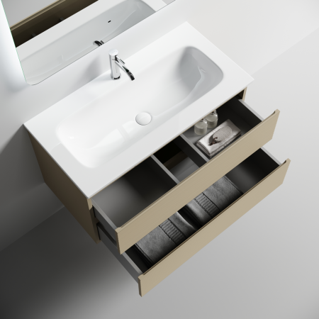 Тумба под раковину Sancos Folk FL90CP капучино фото