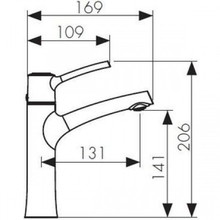 Смеситель для раковины Kaiser Stick 49111 фото