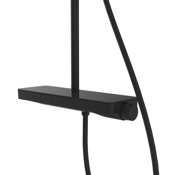 Душевая система с термостатом Vincea Inspire VSFS-3I12TMB черная матовая фото
