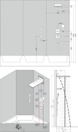 Верхний тропический душ Hansgrohe Rainmaker Select 580 3et 24001400 фото