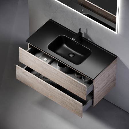 Тумба под раковину Sancos Urban UR100EG дуб галифакс натуральный фото