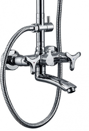 Душевая система (стойка) Kaiser Trio 57288Cr хром фото