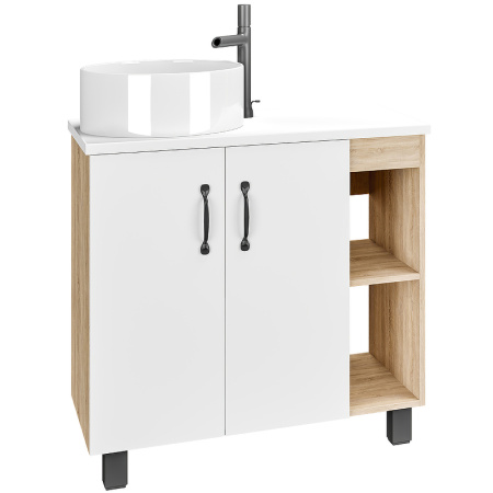 Тумба под раковину Grossman Флай 80 108001 белая фото