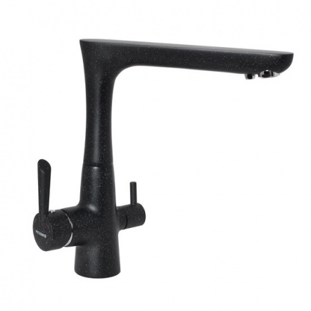 Смеситель для кухни кухни с фильтром для воды Ewigstein 3223515 черный фото