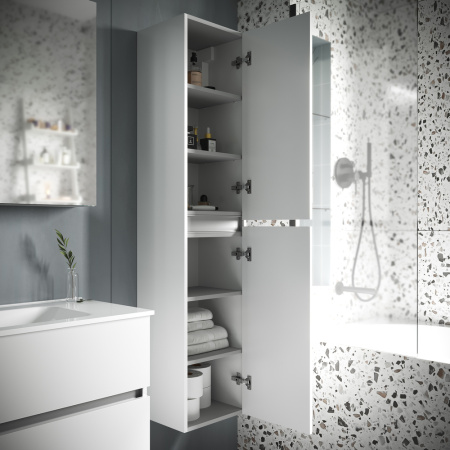 Шкаф-пенал Sancos Urban PUR35W белый глянец фото