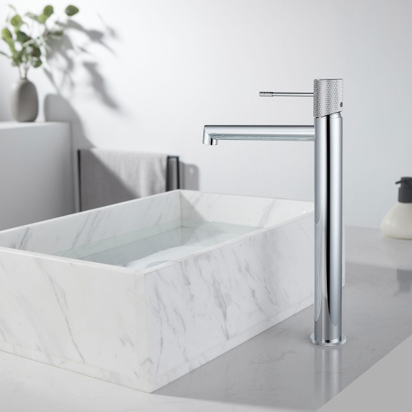 Высокий смеситель для раковины Vincea Desire VBF-1D2CH хром фото