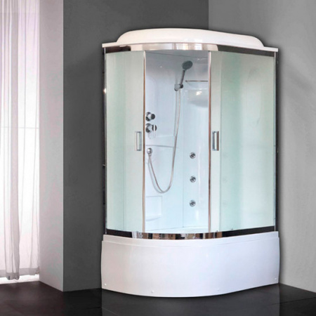 Душевая кабина Royal Bath ВК RB8120BK2-M-CH 120x80 R фото