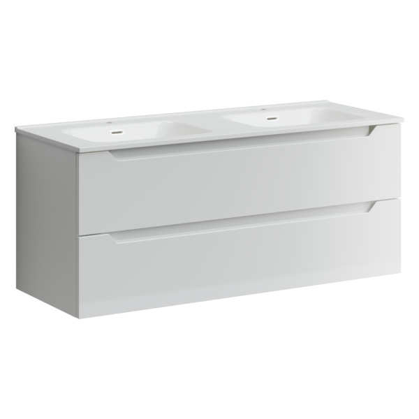 Тумба под раковину Sancos Norma 2.0 NR2.0120-2W белый глянец фото