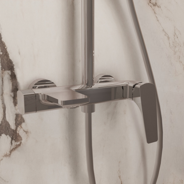 Душевая система Vincea Puro VSFS-5P1CH хром фото