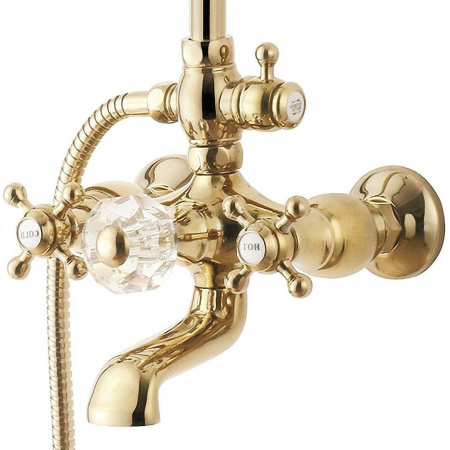 Душевая система (стойка) Kaiser 90190-2 бронза фото