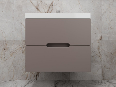 Тумба под раковину Style Line Матис 70 ЛС-00002297 тауп темный фото