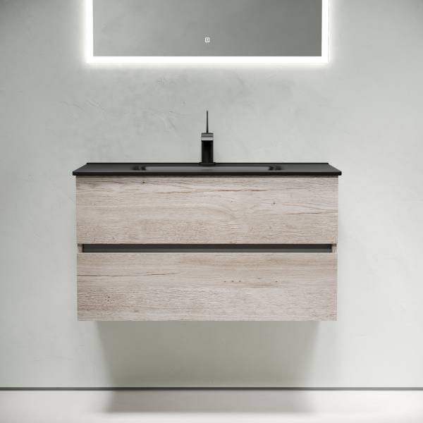 Тумба под раковину Sancos Urban UR90EG дуб галифакс натуральный фото