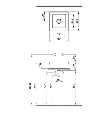 Накладная раковина Bocchi Vessel 1173-007-0125 жасмин фото