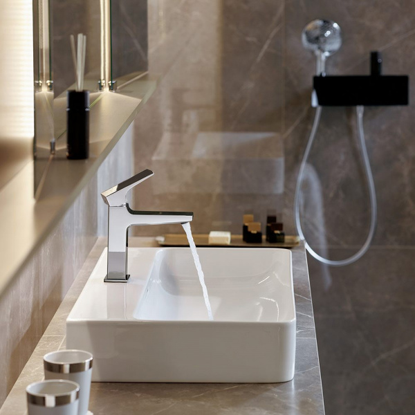 Смеситель для раковины Hansgrohe Metropol 32506000 с донным клапаном фото