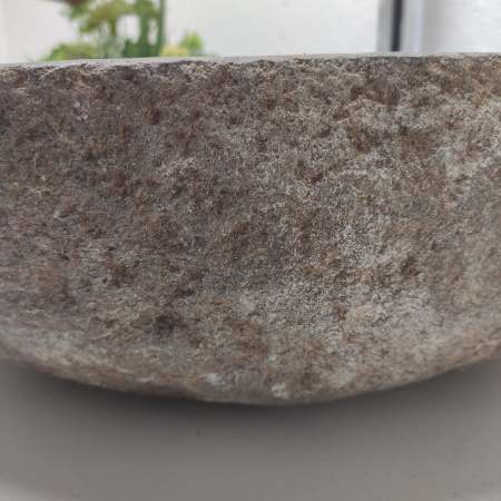 Накладная раковина из речного камня RS01326 (56*47*15) фото