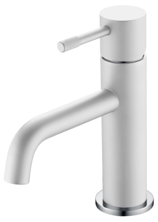 Смеситель для раковины Boheme Uno 461-WCR белый/хром фото