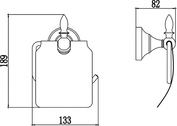Держатель для туалетной бумаги Savol 68A S-06851A фото