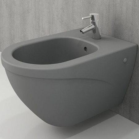 Биде подвесное Bocchi Taormina Arch 1121-006-0120 серое фото