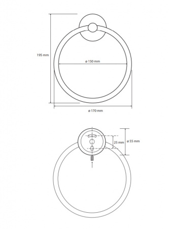 Полотенцедержатель Bemeta White 104104064 фото