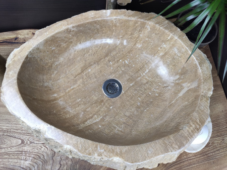 Накладная раковина из оникса Indo Erozy Sunset EO-00040 фото