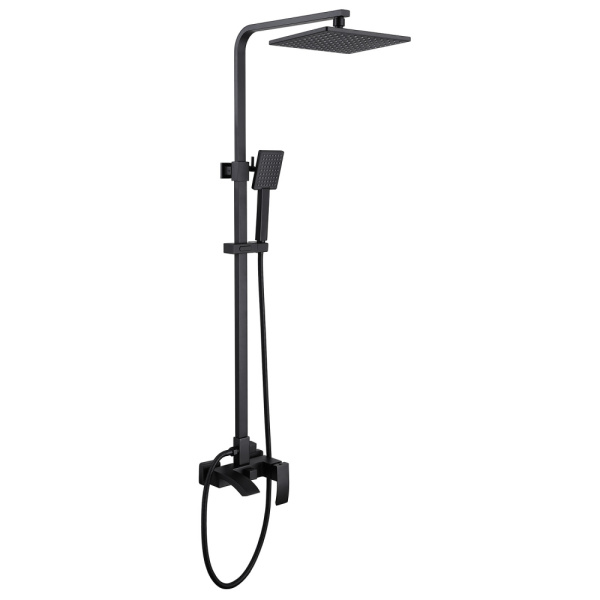 Душевая система (стойка) Abber Wasserfall AF8616B черная матовая фото