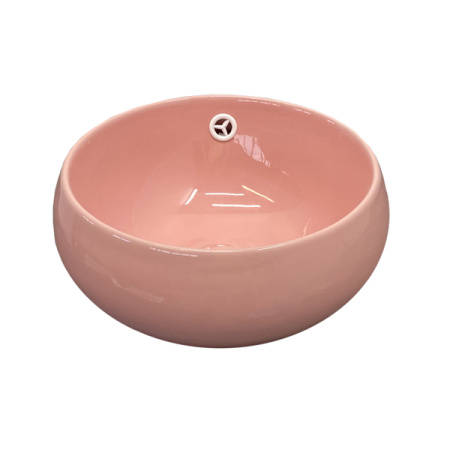 Детская накладная раковина Comforty 5004P 32x32 00-00006528 розовая фото