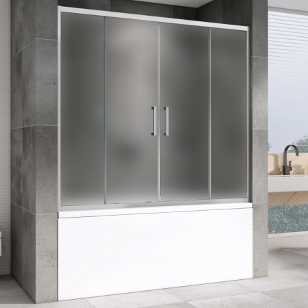 Шторка на ванну ABBER Schwarzer Diamant AG57170M 170 см фото