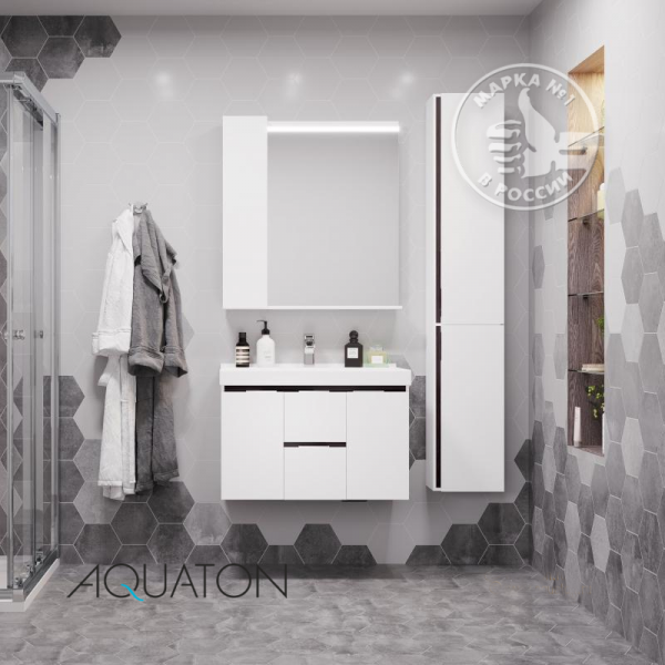 Тумба под раковину Акватон Рене 1A222201NRC80 фото