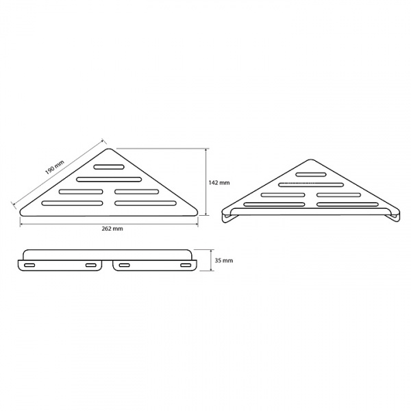 Мыльница настенная Bemeta Cytro 102308241 фото
