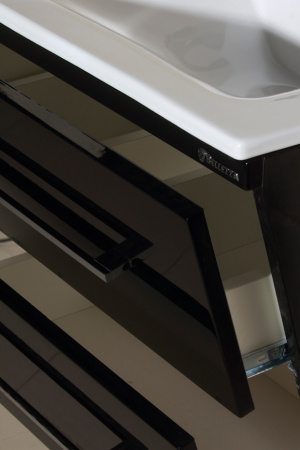 Тумба под раковину Bellezza Берта-75 черная фото