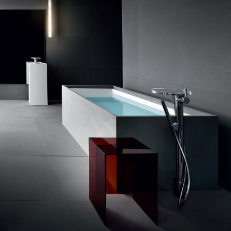 Раковина свободностоящая Laufen Kartell 8.1133.1.000.111.1 со скрытым сливом фото