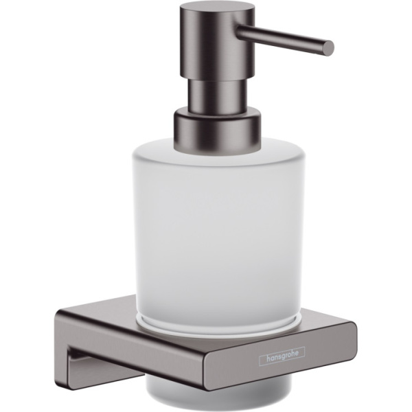 Дозатор для жидкого мыла Hansgrohe AddStoris 41745340 хром черный шлифованный фото