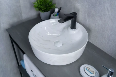 Накладная раковина GID Luxe Line D1306H012 45х45 фото