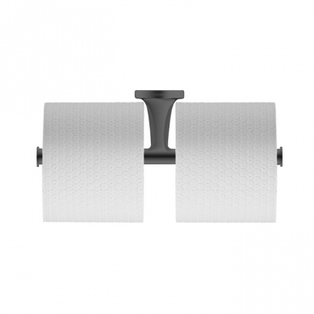 Двойной держатель для туалетной бумаги Duravit Starck T 0099384600 черный матовый фото