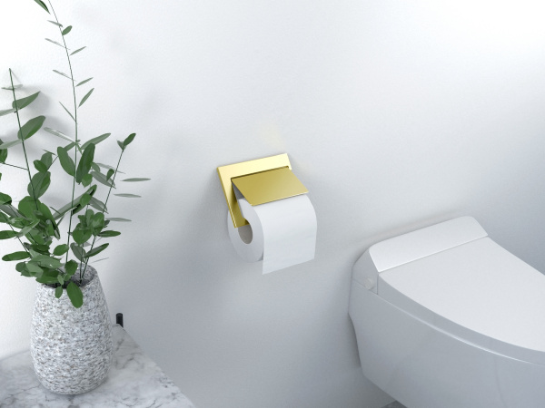 Держатель для туалетной бумаги Timo Petruma 15242/17 золото матовое фото