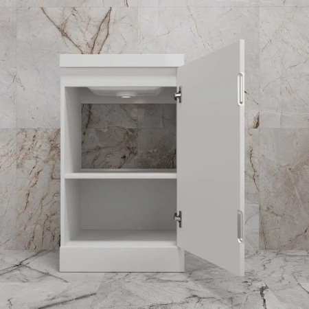 Тумба напольная Style Line Моно ЛС-00002450 белая софт фото