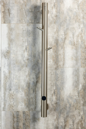 Электрический полотенцесушитель Boheme Uno 724-NB OAK NIKEL BRUSH фото