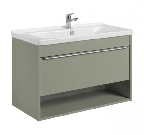 Тумба под раковину Акватон Хоуп 100 1A287401HP9D0 хаки фото